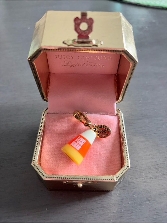Juicy Couture Jewelry - Juicy Couture Limited Edition 2008 Candy Corn Live For Sugar Charm w/ Box